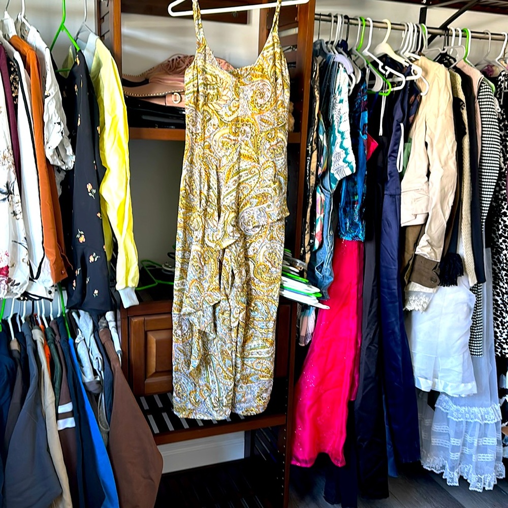 Paisley jump suit